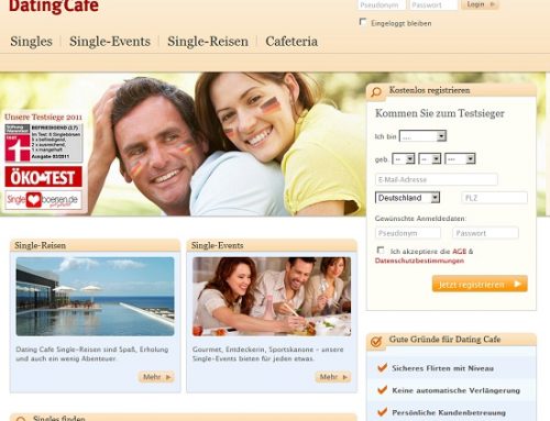 Dating Cafe – sympatisch, fair, mit gehobenem Niveau