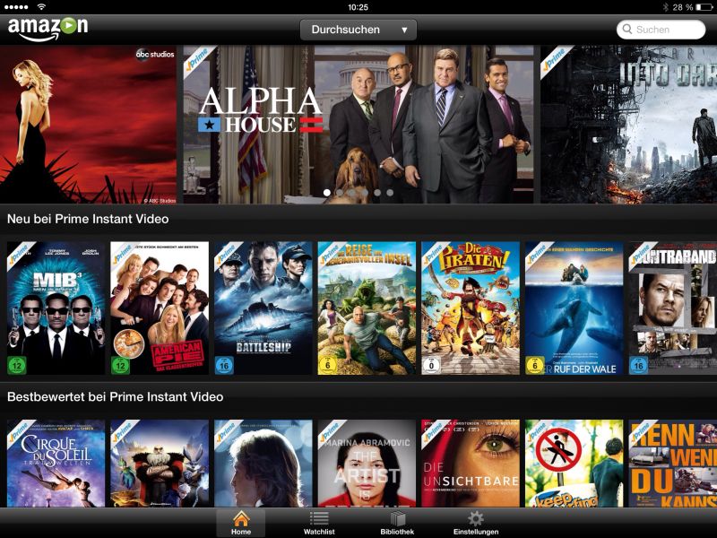 Amazon instant video