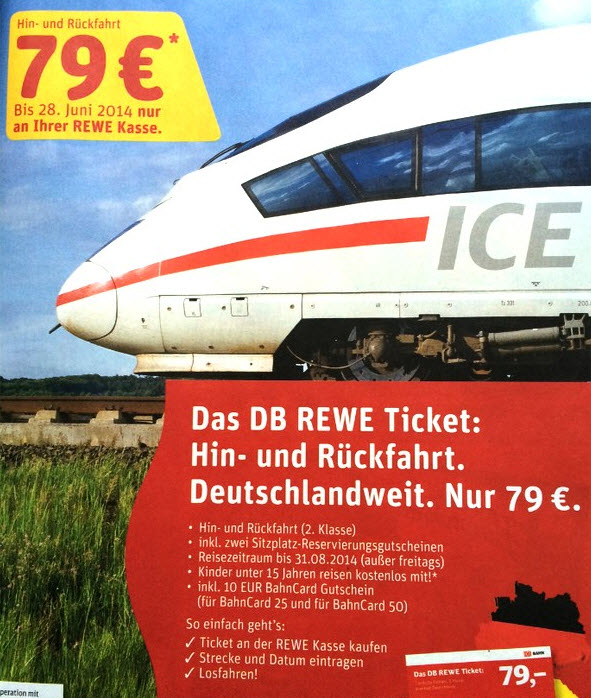 DB REWE Ticket ICE
