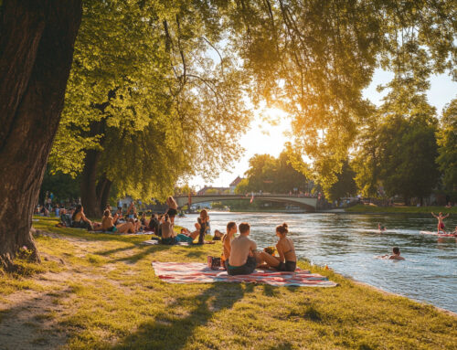Die Isar in München – wo Singles unkompliziert andere Singles kennenlernen